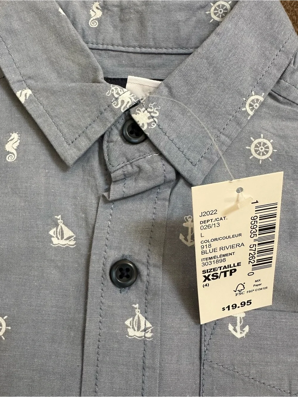 Children’s Place Button Down